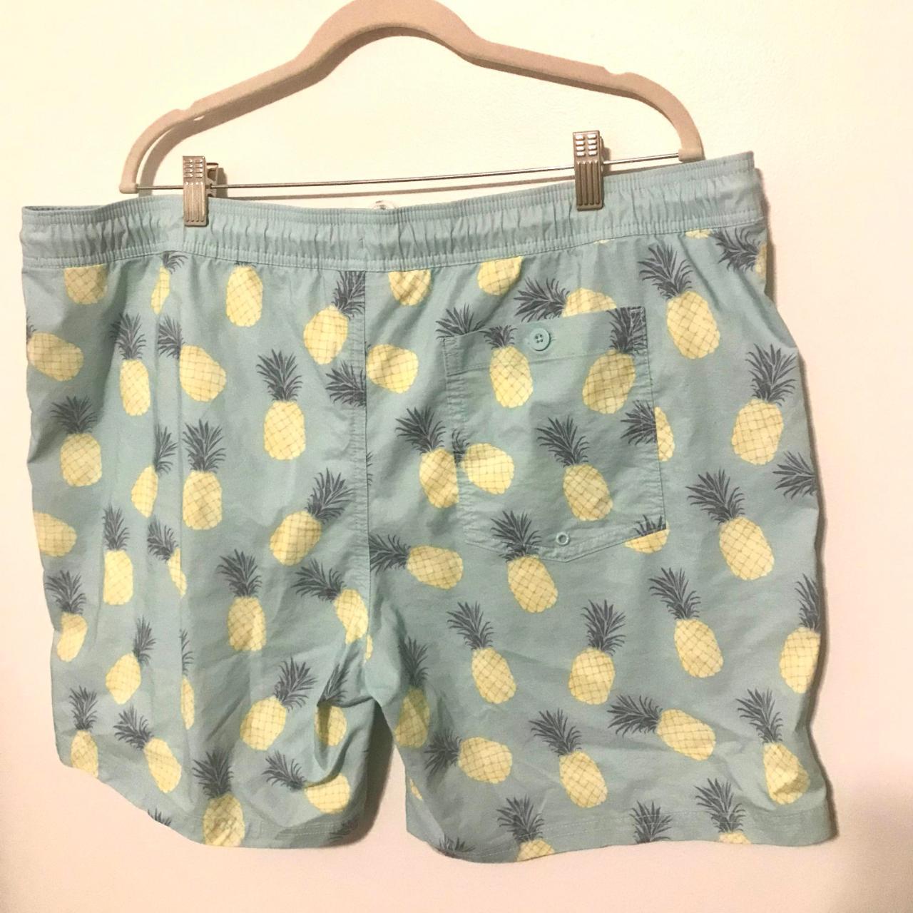 Target Men's Blue and Yellow Swimbriefsshorts Depop