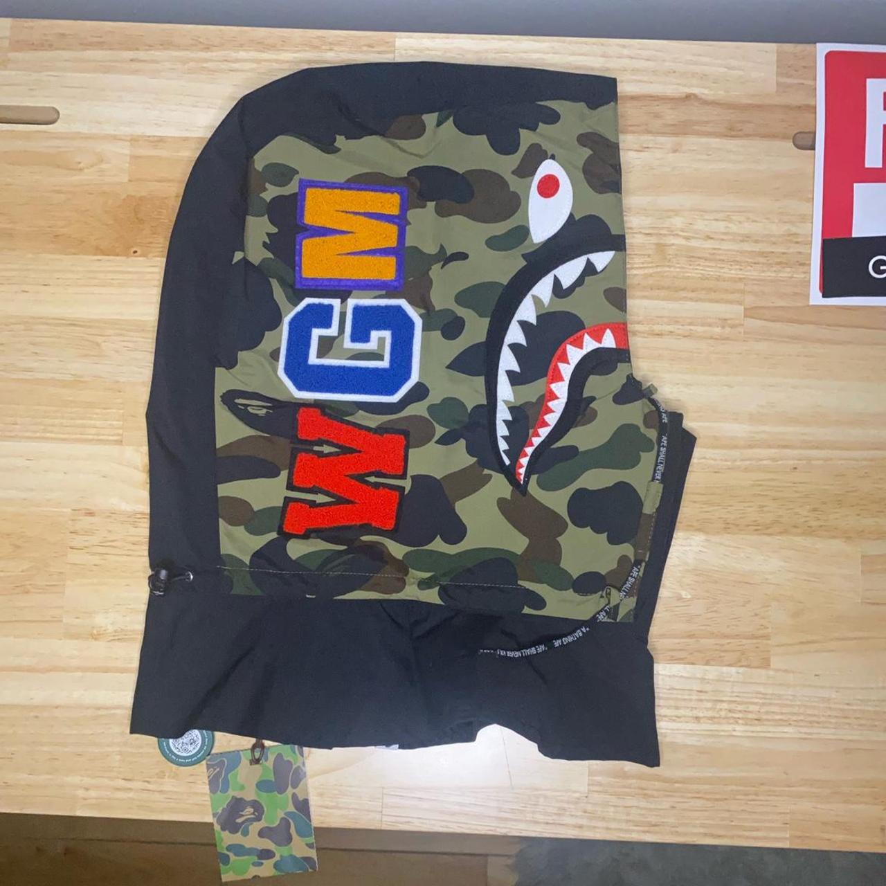 BAPE 1st Camo Shark Hoodie Mask Retail $220