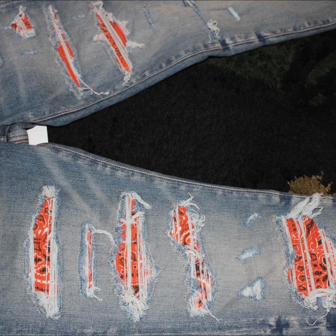 Product Image 2 - Amiri bandana skinny jeans

Details
Inseam: 34"
Rise:
