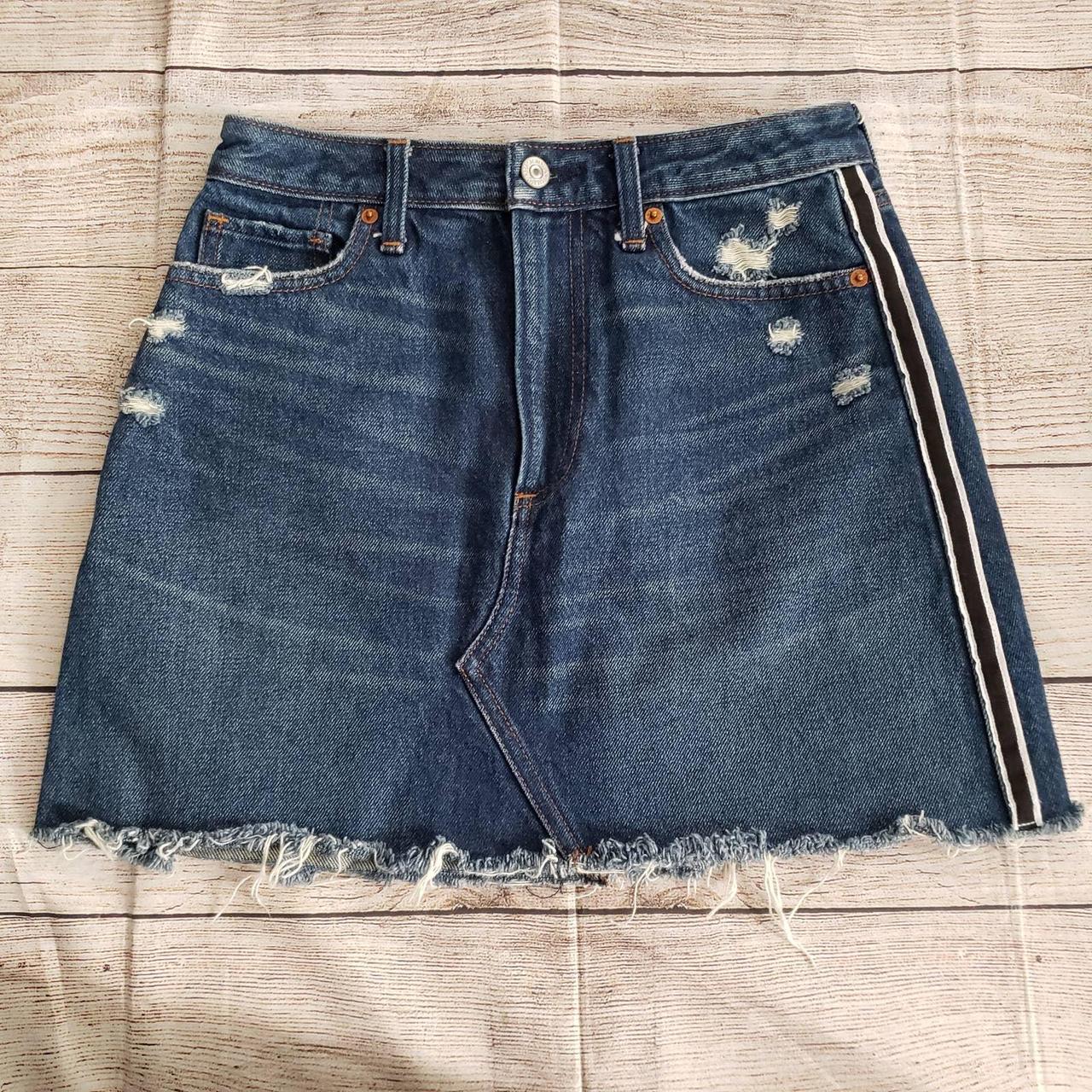 Abercrombie & Fitch Women's Blue Skirt