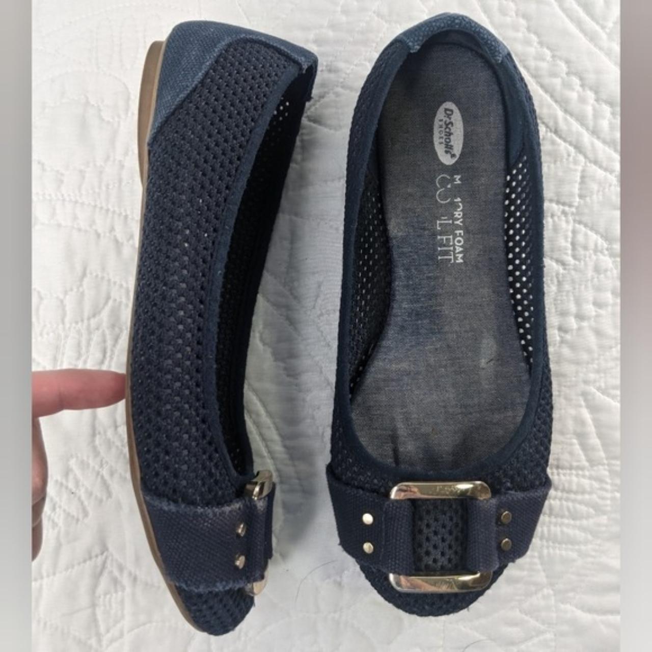 Dr. Scholl's Women's Blue Loafers | Depop