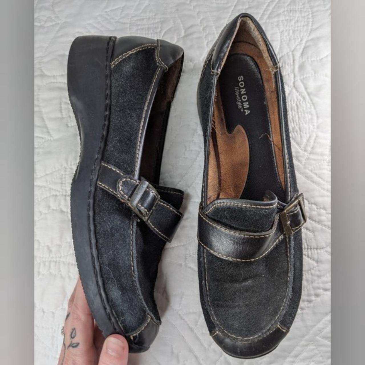 Sonoma Goods for Life Women's Black Loafers | Depop