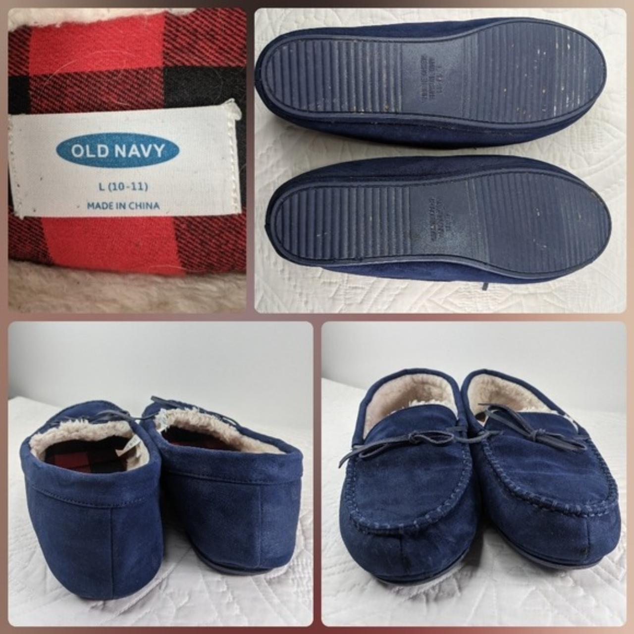 Old Navy Men's Blue Slippers Depop