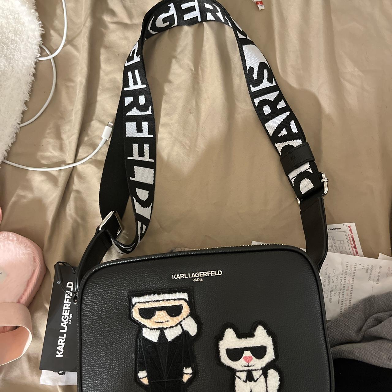 Karl LagerFeld Paris black bag - Depop