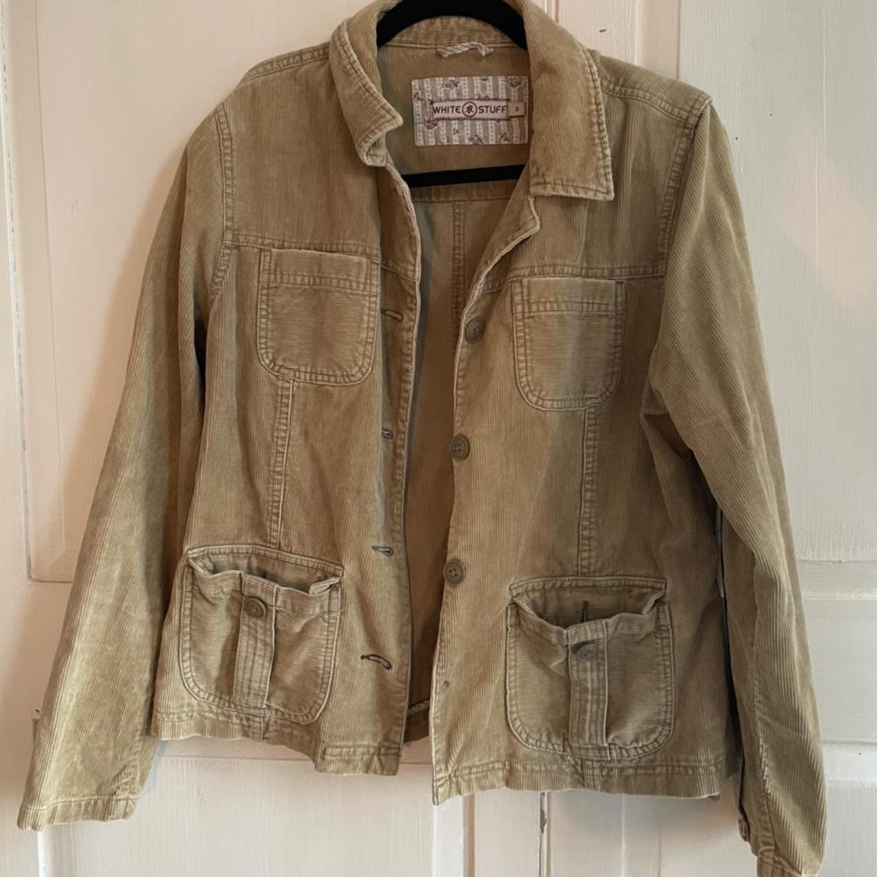 VINTAGE WHITE STUFF WOMENS CORDUROY JACKET SIZE M... Depop