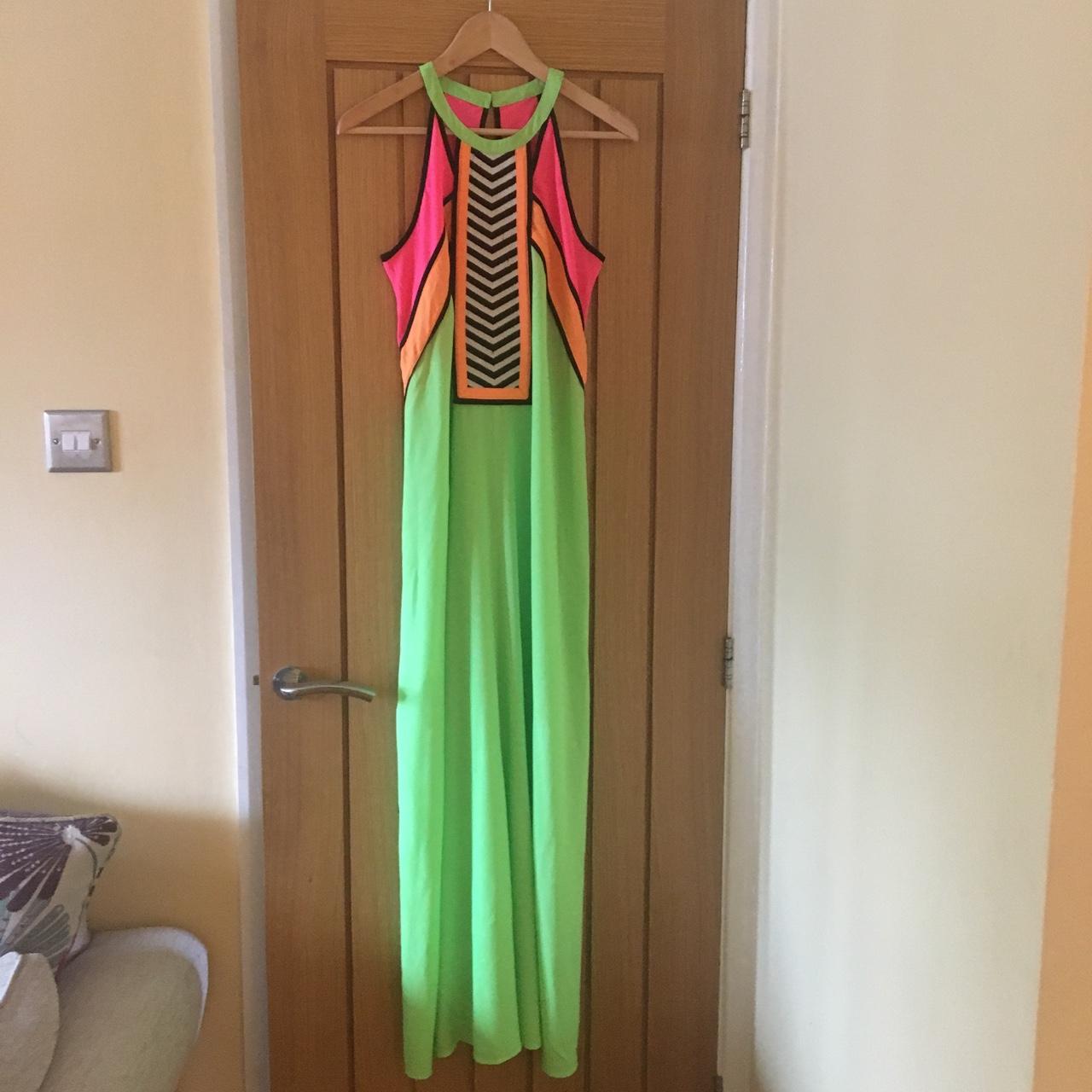 neon beach dress