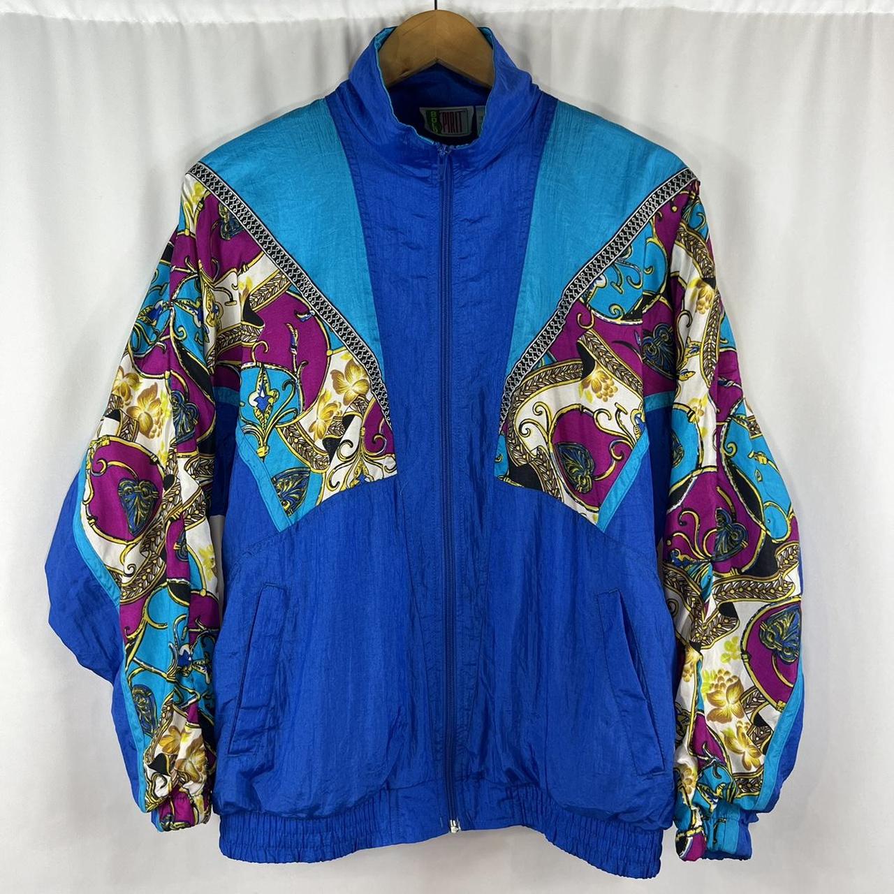vintage 80s ski jacket windbreaker great... - Depop