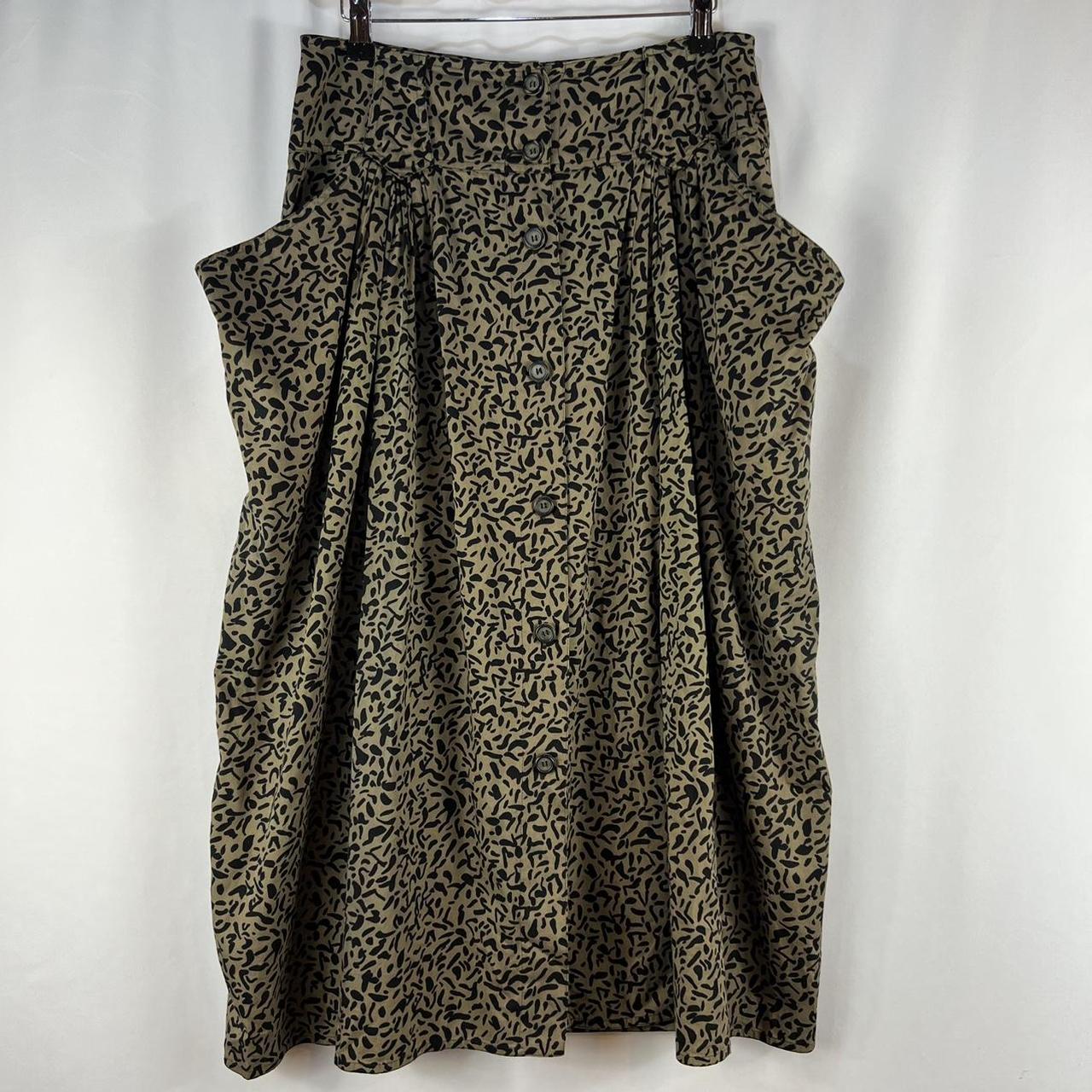 Women's Black and Brown Skirt | Depop