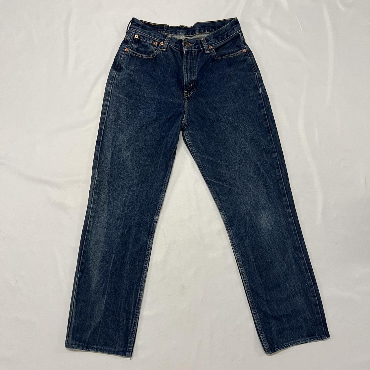 blue denim Levi jeans, style 583 W31 L34 little... - Depop