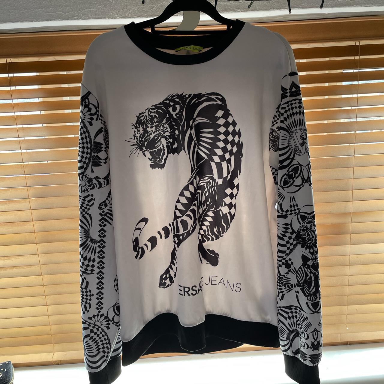 Versace jeans hot sale tiger jumper