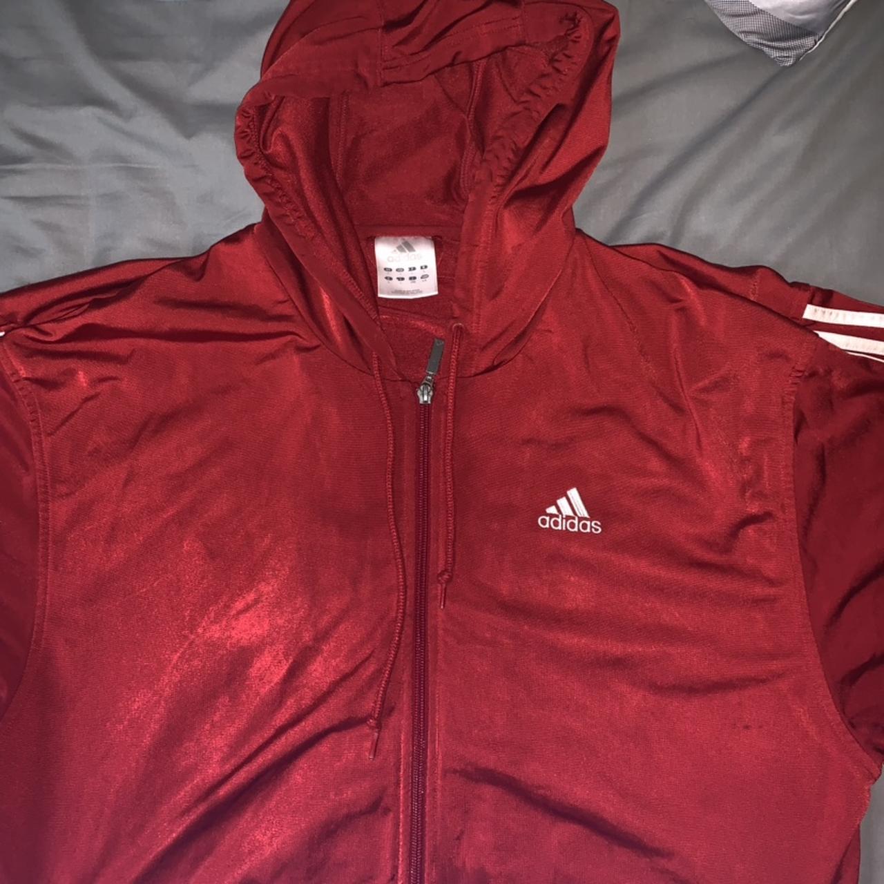 Oversized Mens Adidas Hoodie Size L but fits... Depop