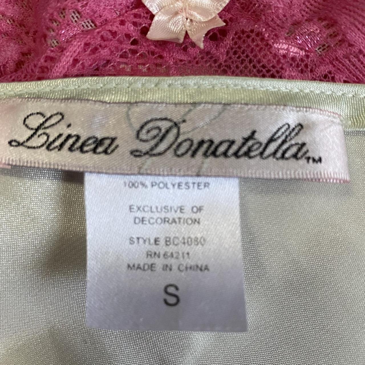 linea donatella light green lingerie chemise... - Depop