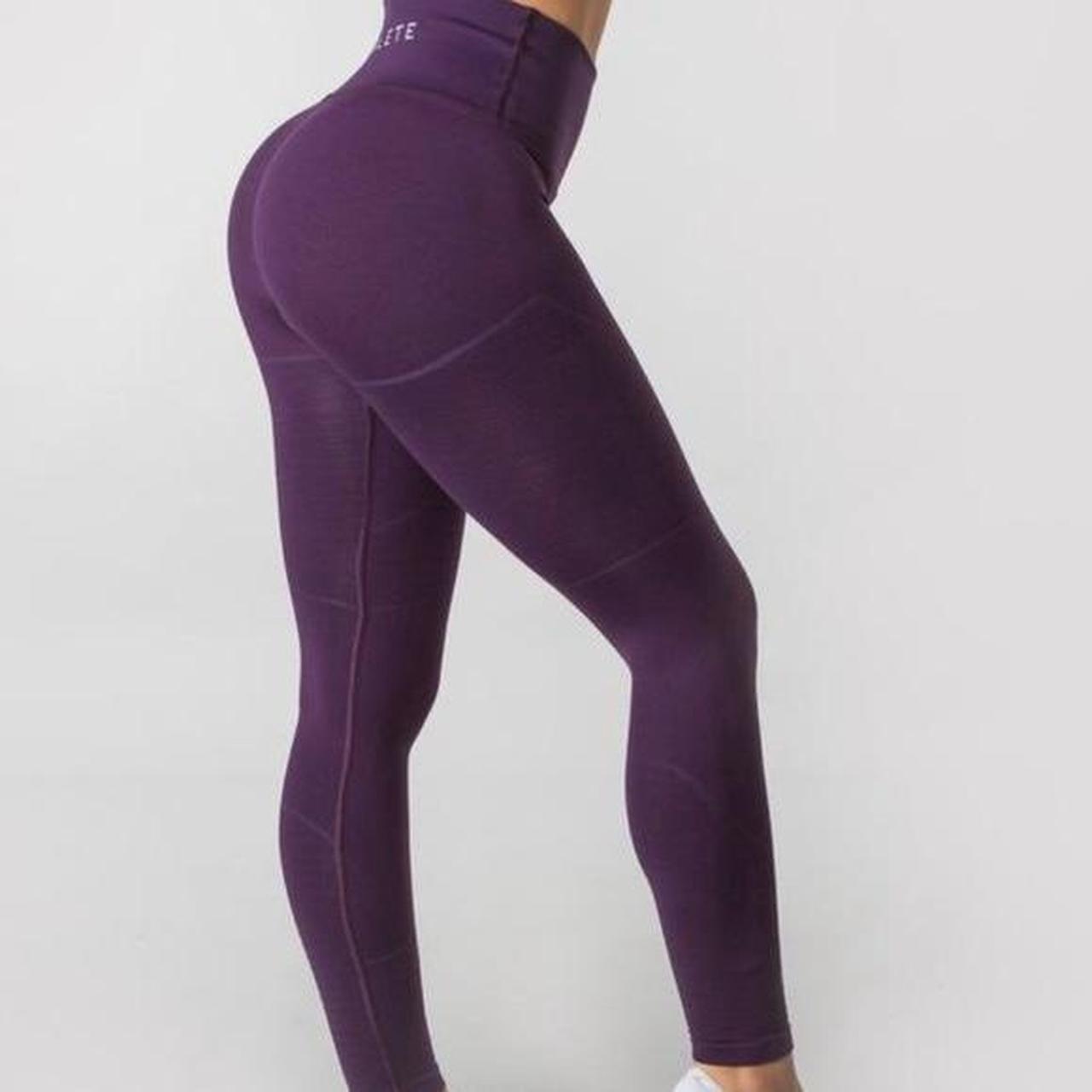 Alphalete Revival R6 leggings in Purple Noir xS. - Depop