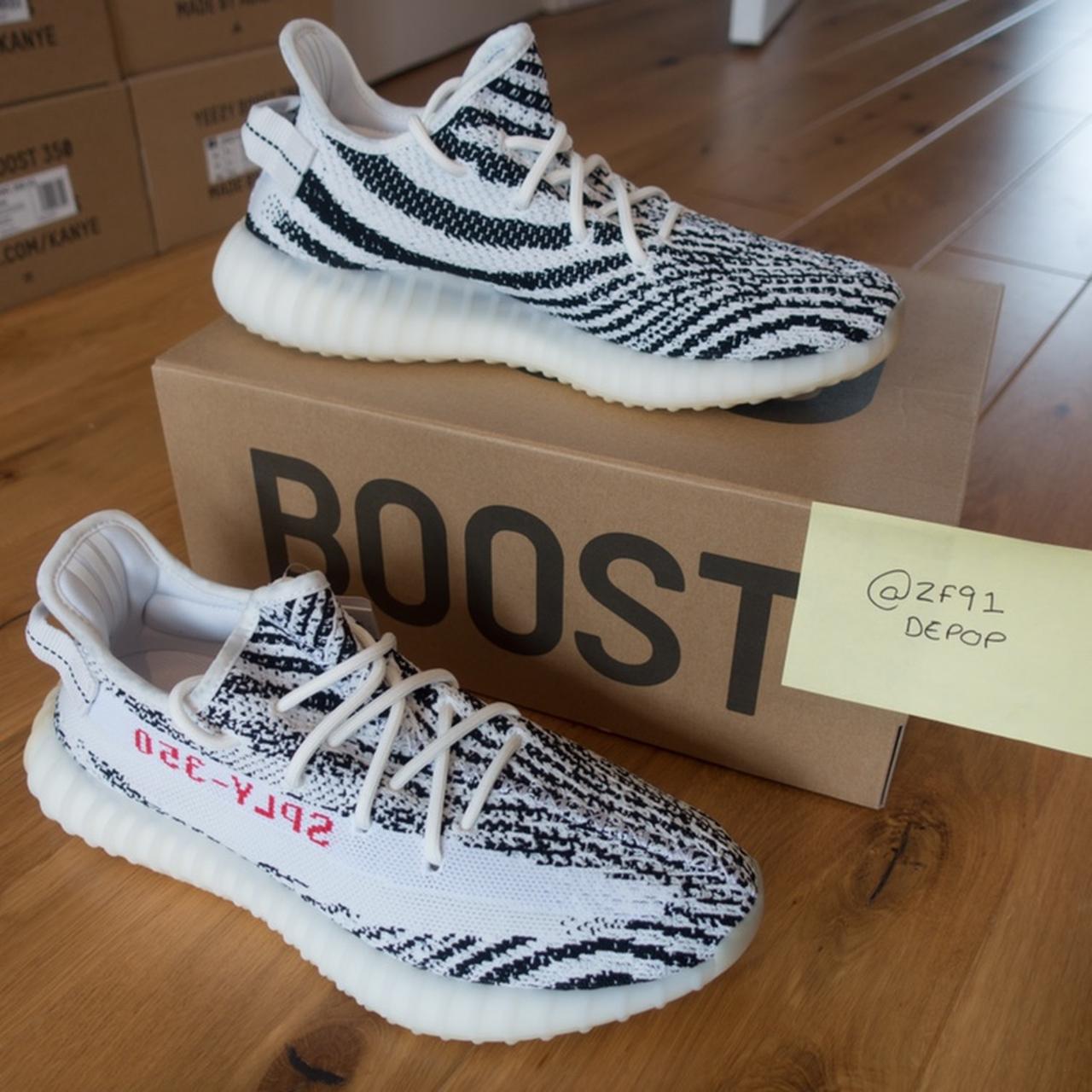 yeezy boost 350 v2 zebra size 9