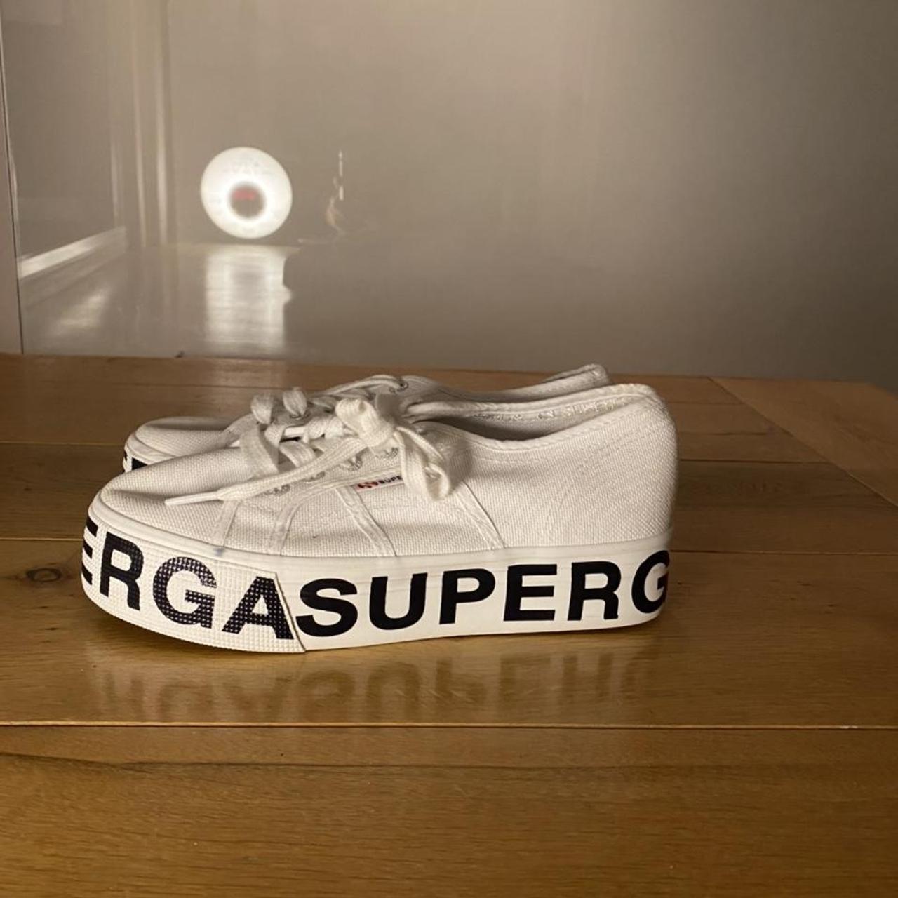 SUPERGA 2790 outsole lettering superga white. Depop