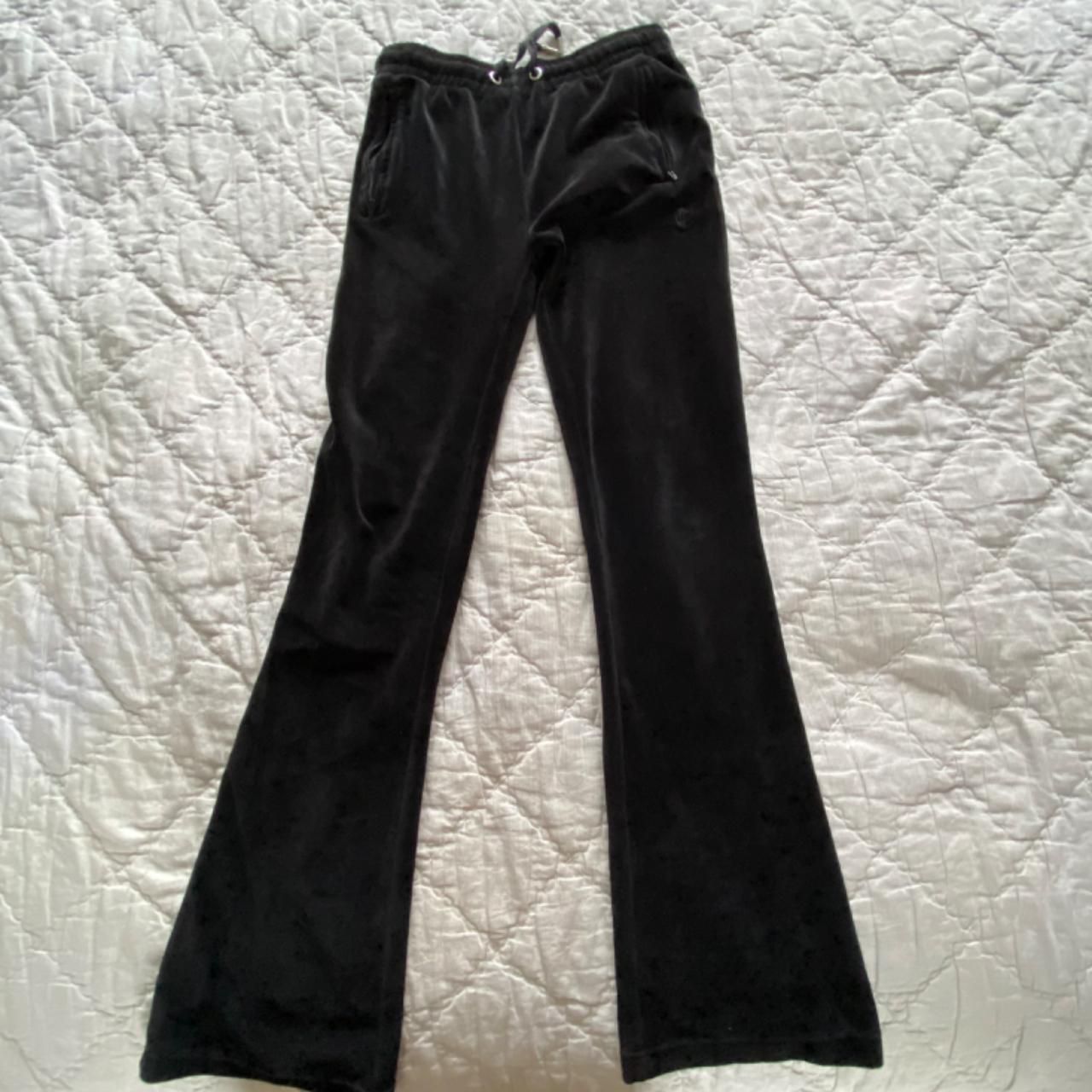 Black juicy couture flares - bought from urban... - Depop