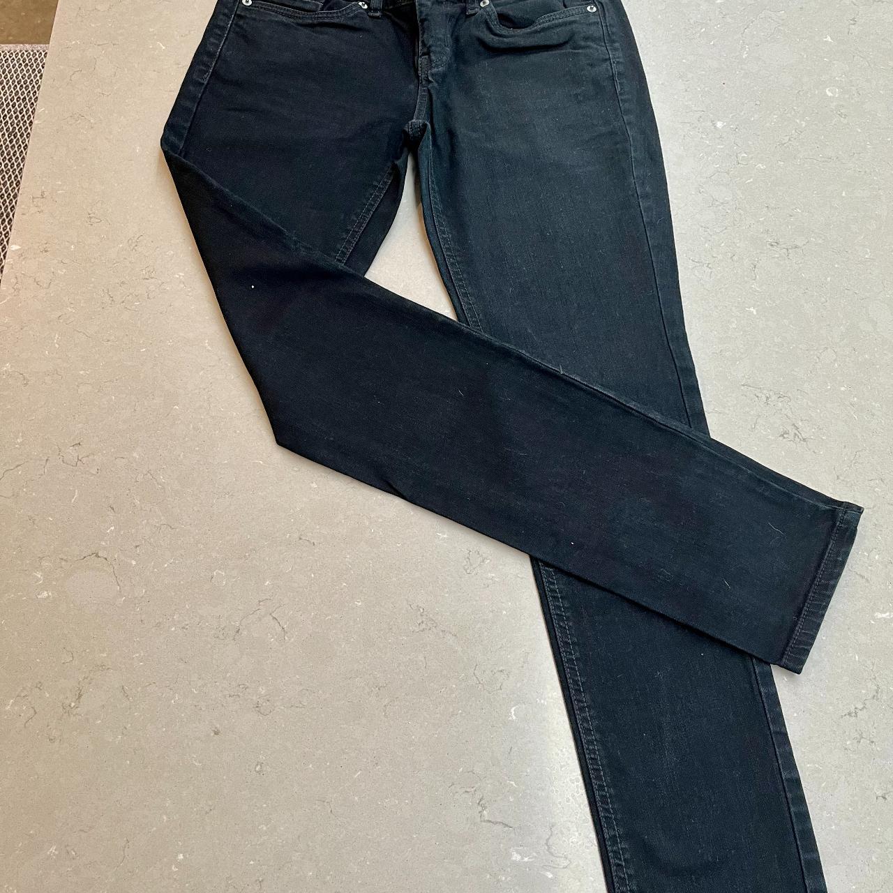 MOSSIMO BLACK STRAIGHT JEANS ONLY WORN COUPLE OF... - Depop