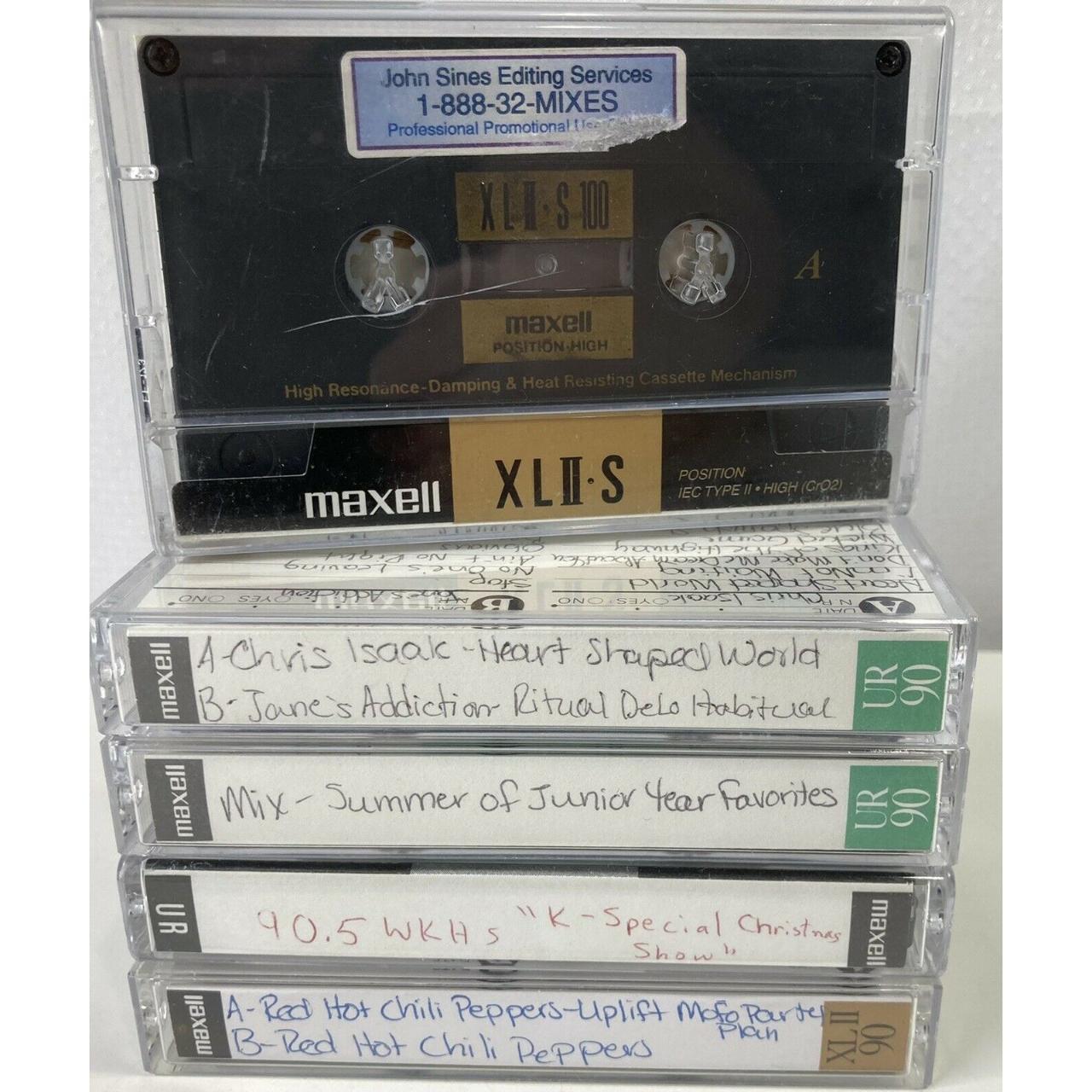 5 Vintage Maxell Cassette Tapes XLII XLII-S UR 90 90 - Depop