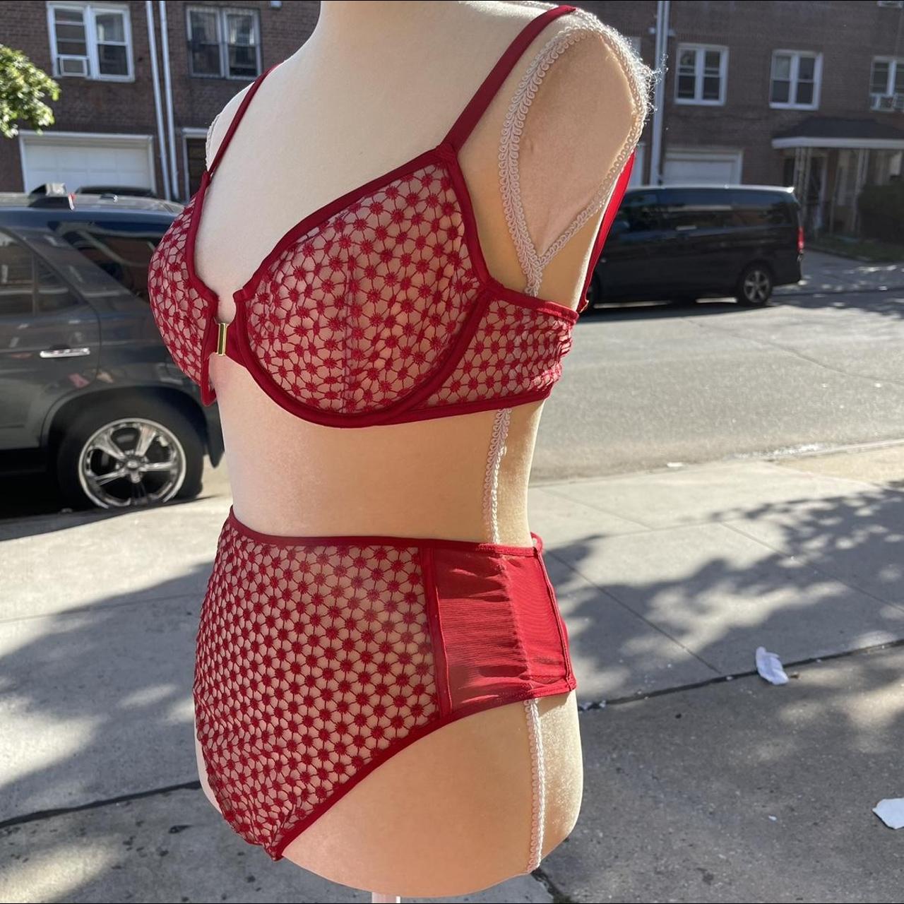 💋Victoria's Secret Red Sexy High Waist Panty - Depop