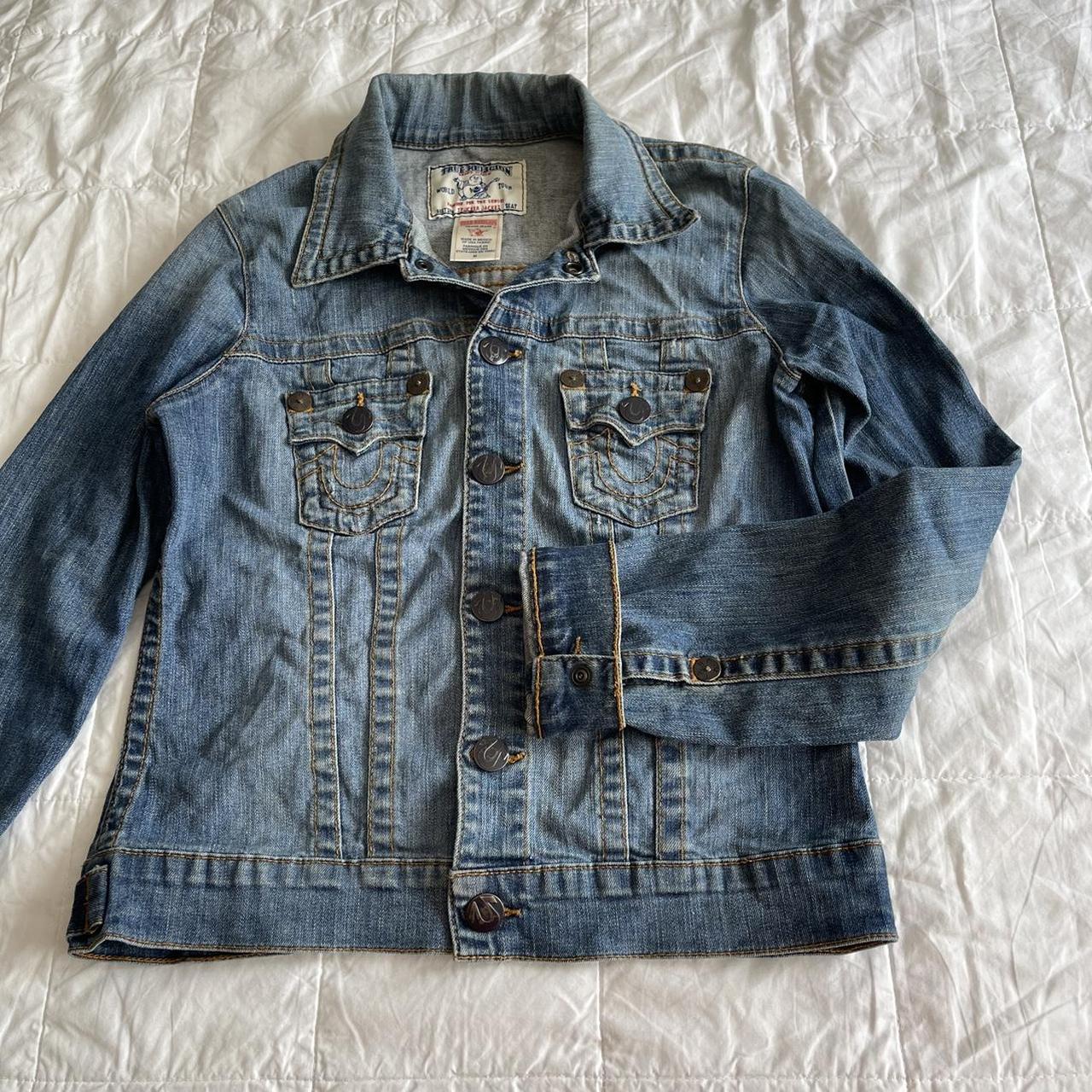 True religion denim trucker jacket 💰preferred... - Depop