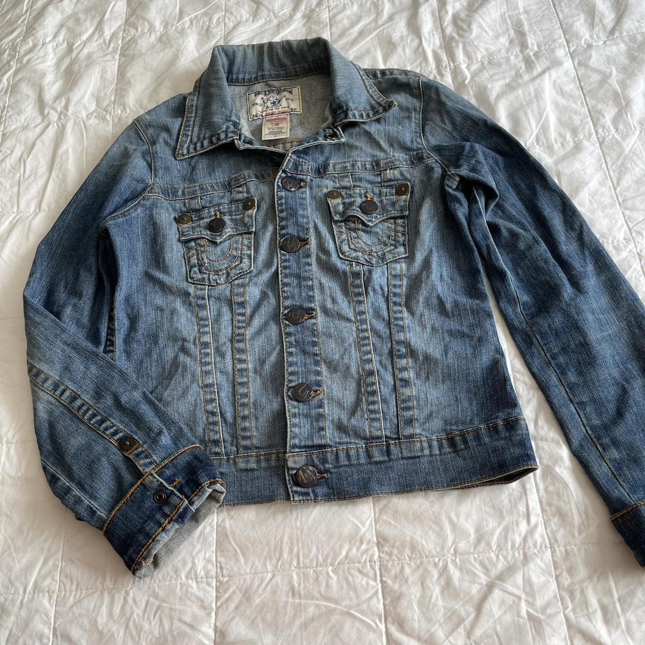 True religion denim trucker jacket 💰preferred... - Depop