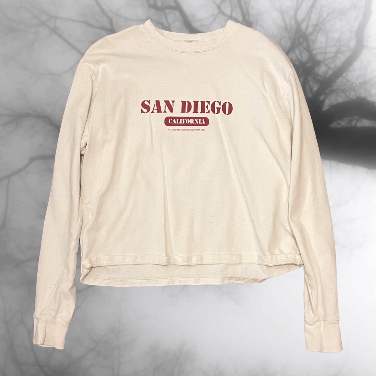 brandy melville san diego california long sleeve... Depop