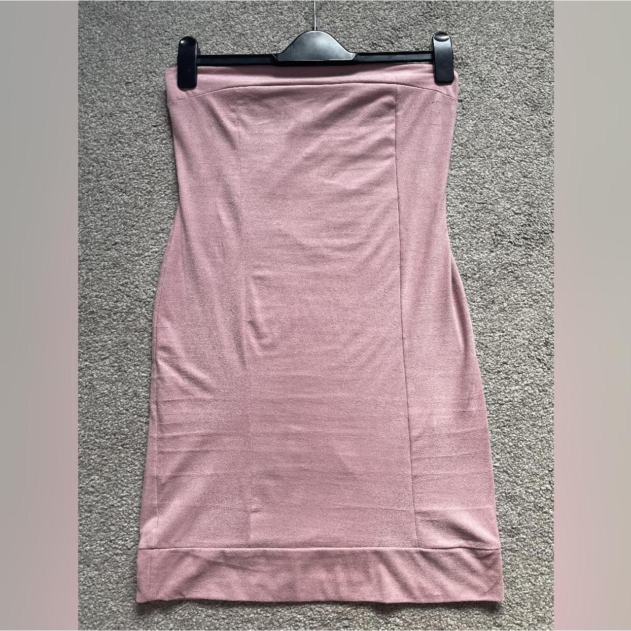 PINK BODYCON DRESS SUPER SOFT & STRETCHY Size... Depop