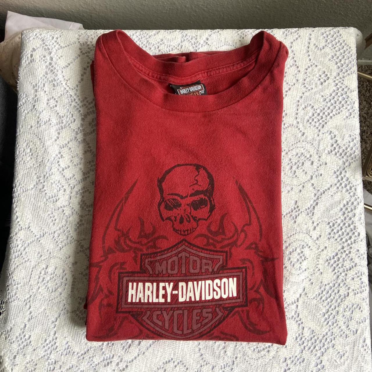 Harley Davidson Dubai long sleeve 🐫 Lightly worn ,... Depop