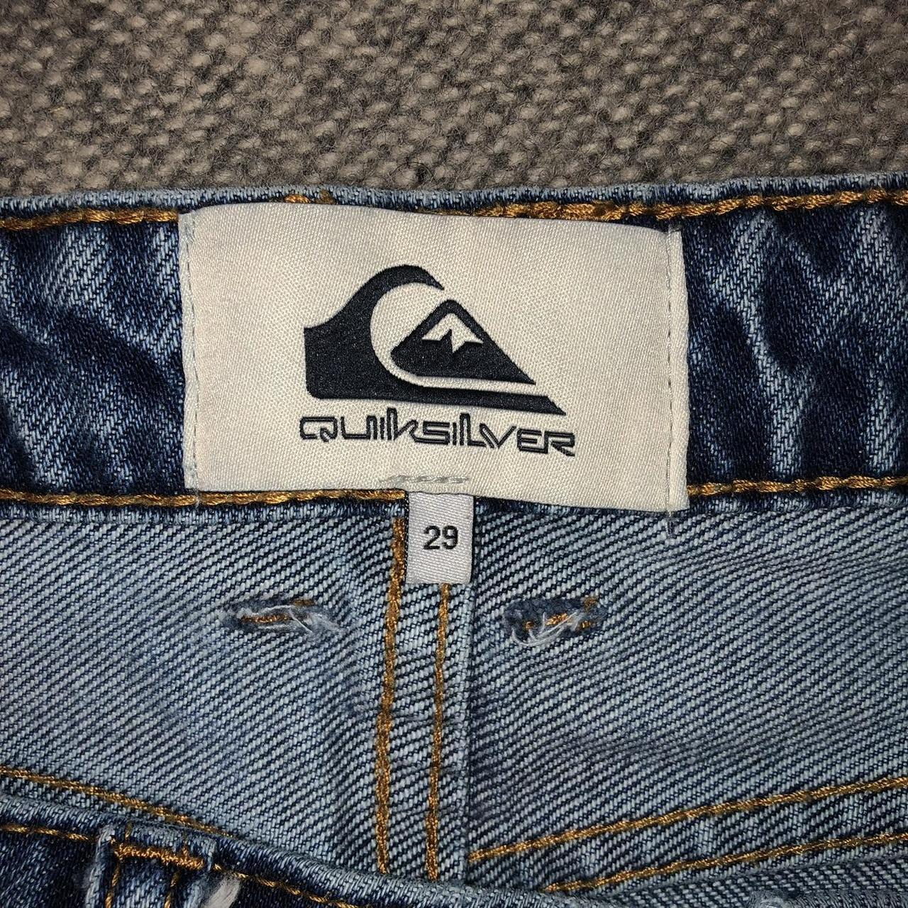 Quiksilver Women's Blue Jeans Depop