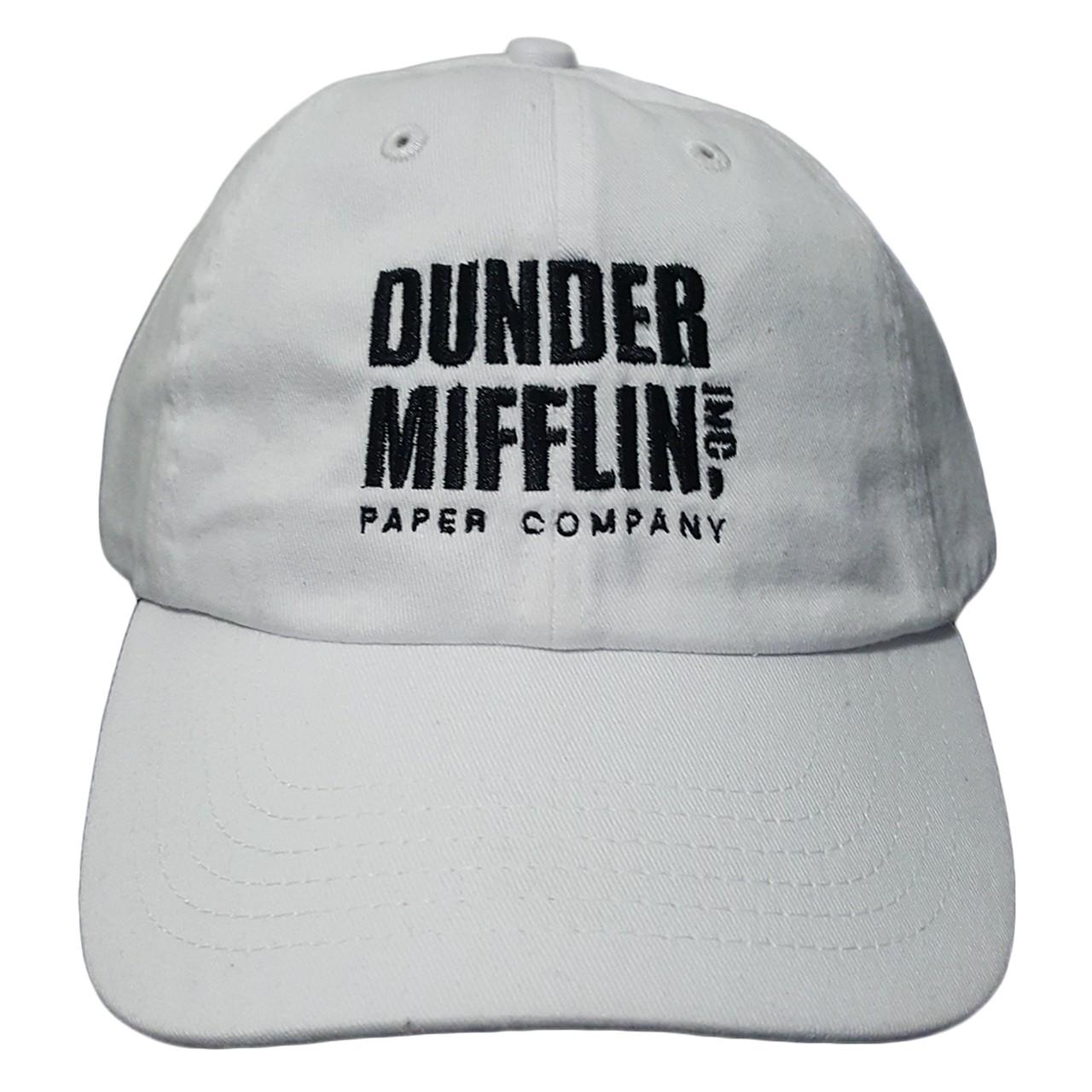 dunder mifflin hat white