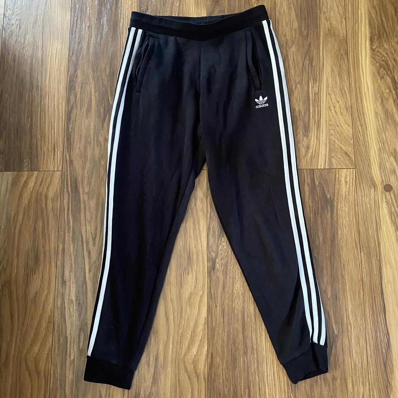 adidas Black Joggers - Large Size: Large In Good... - Depop