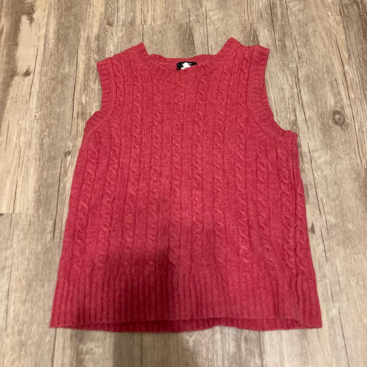 Women’s J.Crew Sweater Vest Size Medium *runs small... Depop