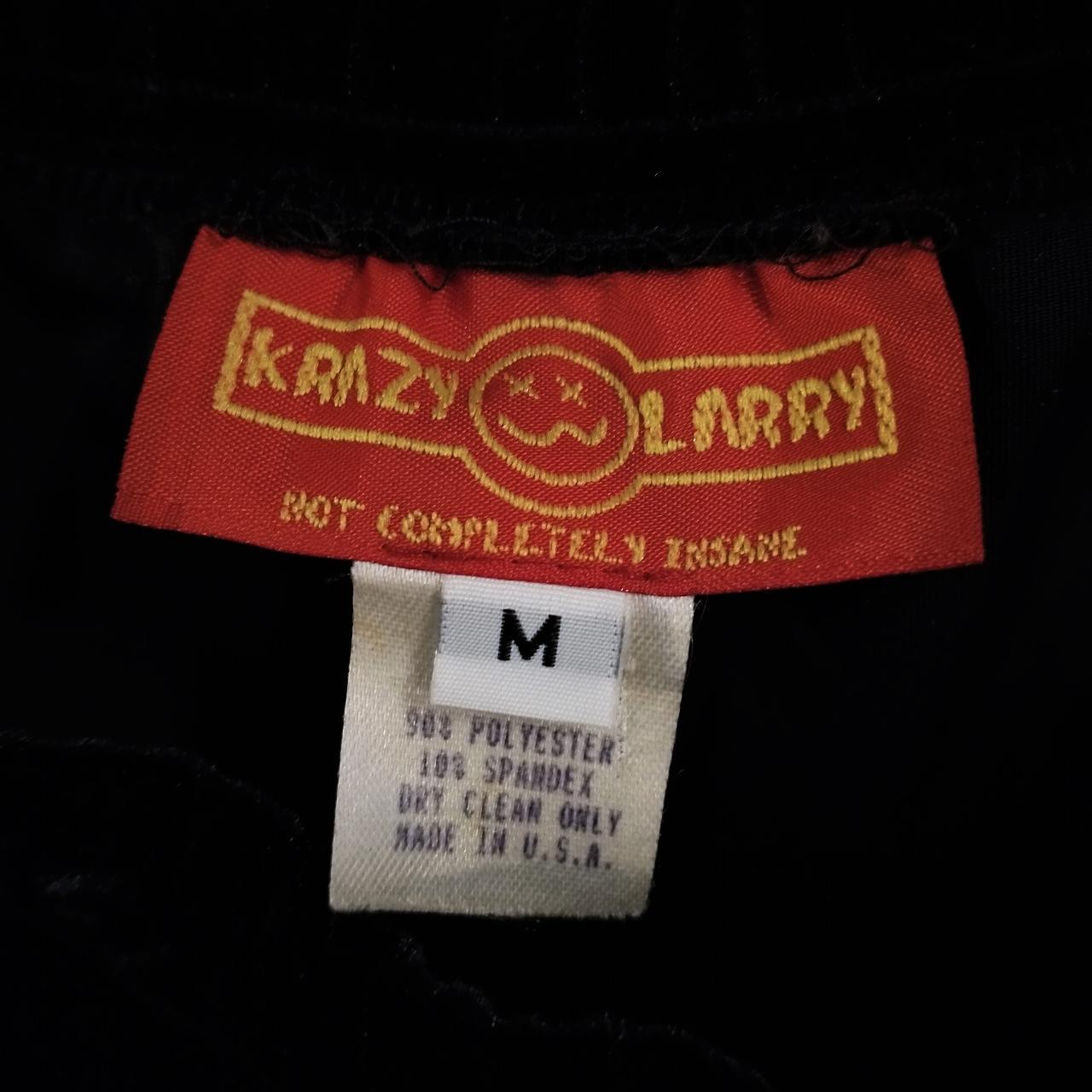 Krazy Larry Black Velour Maxi Skirt vintagegoth... Depop