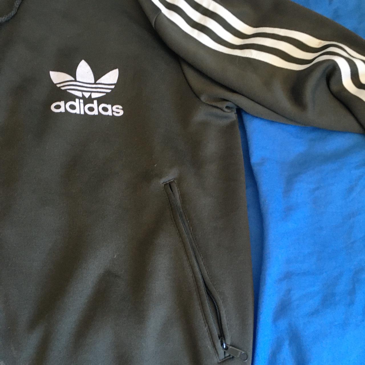 Adidas Originals Men's Khaki Hoodie | Depop