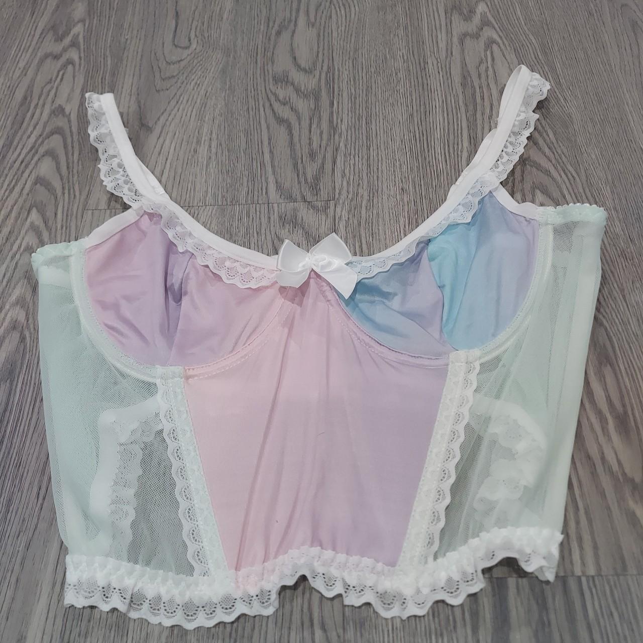 Product Image 1 - Colorful Lace Corset Top
Lace Bottom
Adjustable