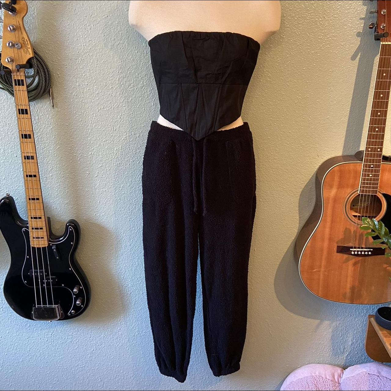 SO brand cozy fuzzy sweatpants with a tie waistband... Depop