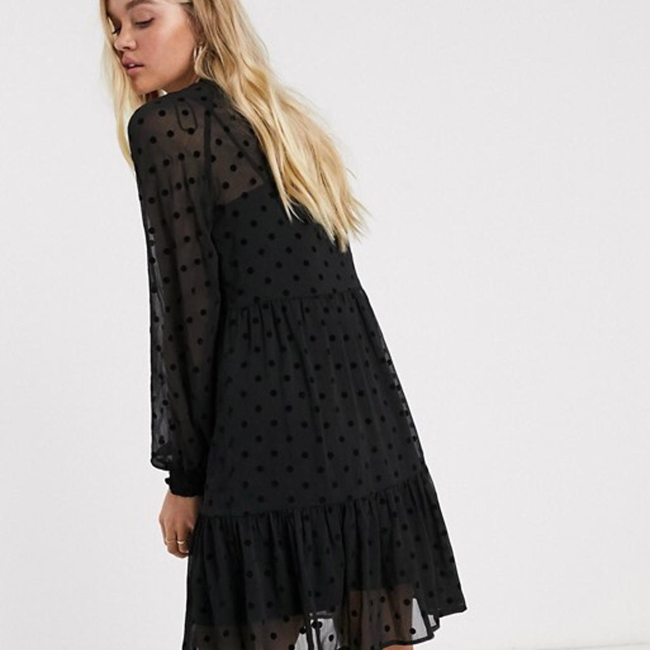 Stradivarius polka 2024 dot dress