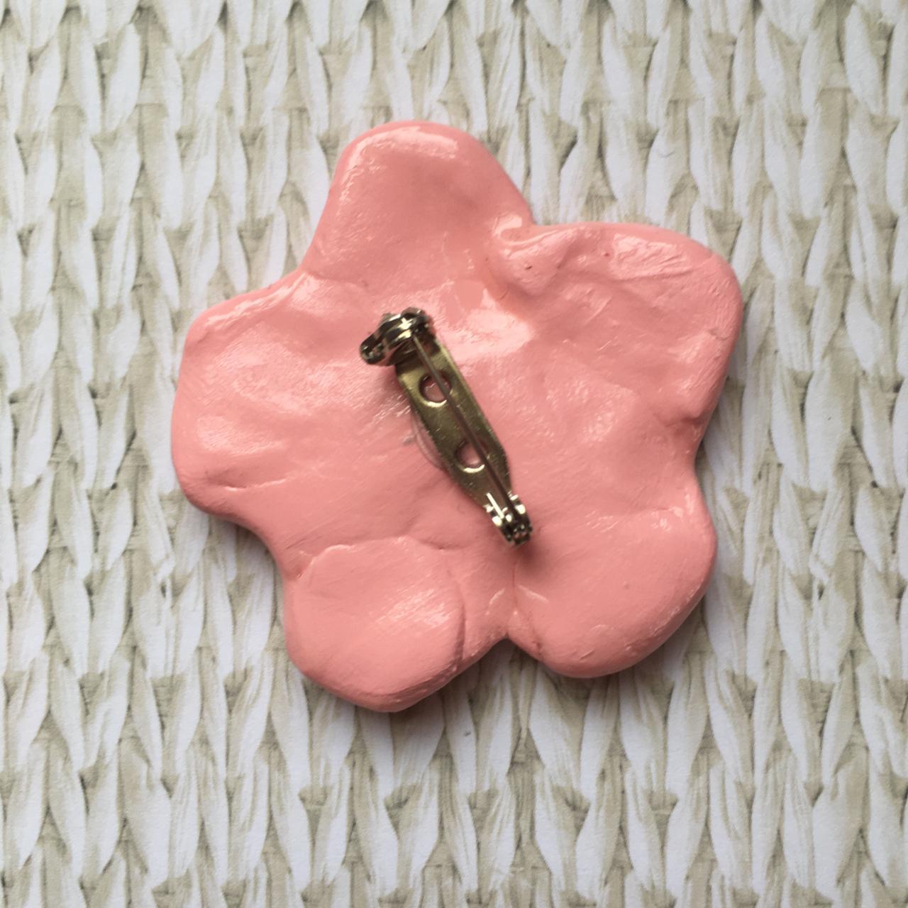 Handmade Crying Cursed Emoji Clay Pin This pin is - Depop