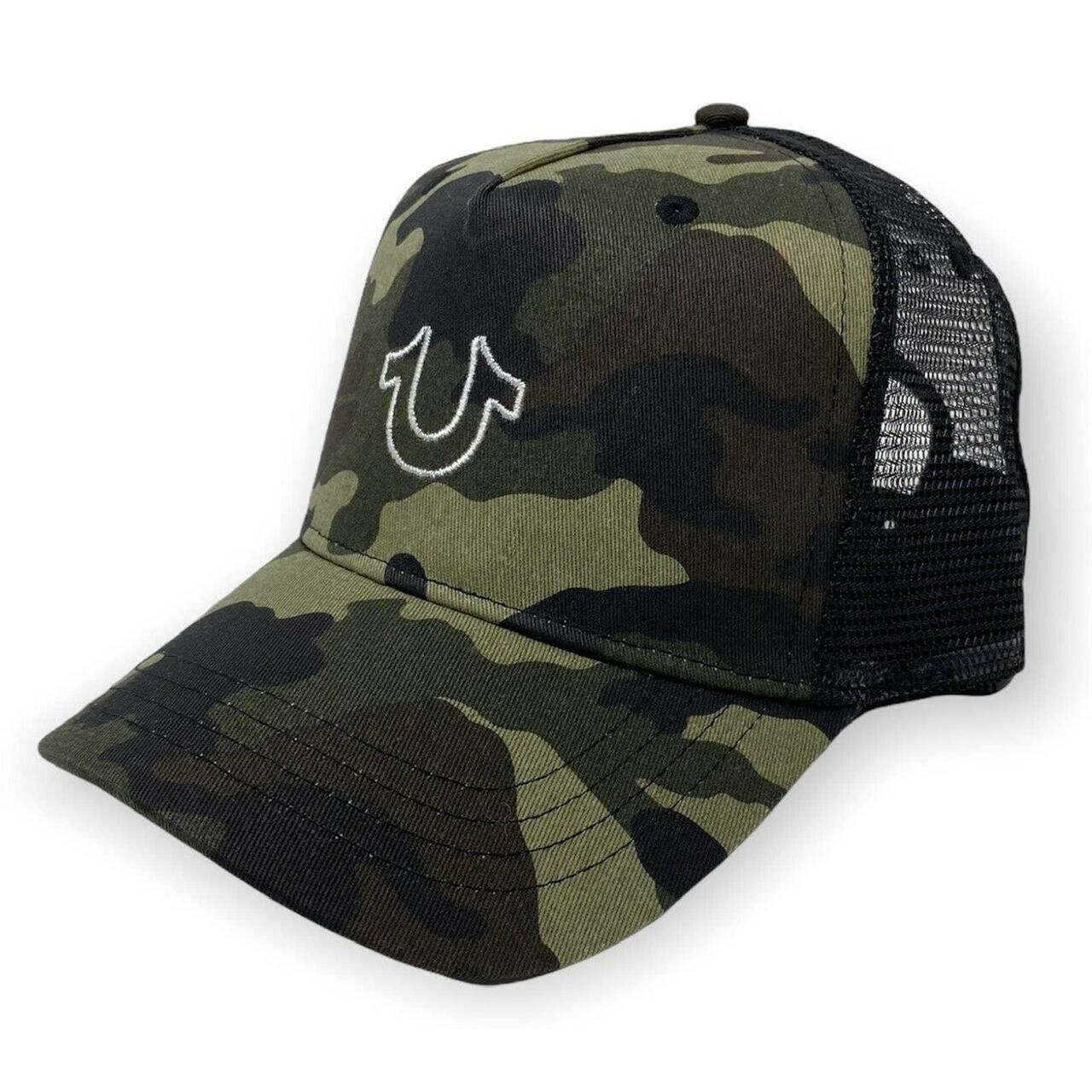 True Religion Camo Trucker Hat NWT True Religion Men's Camo White