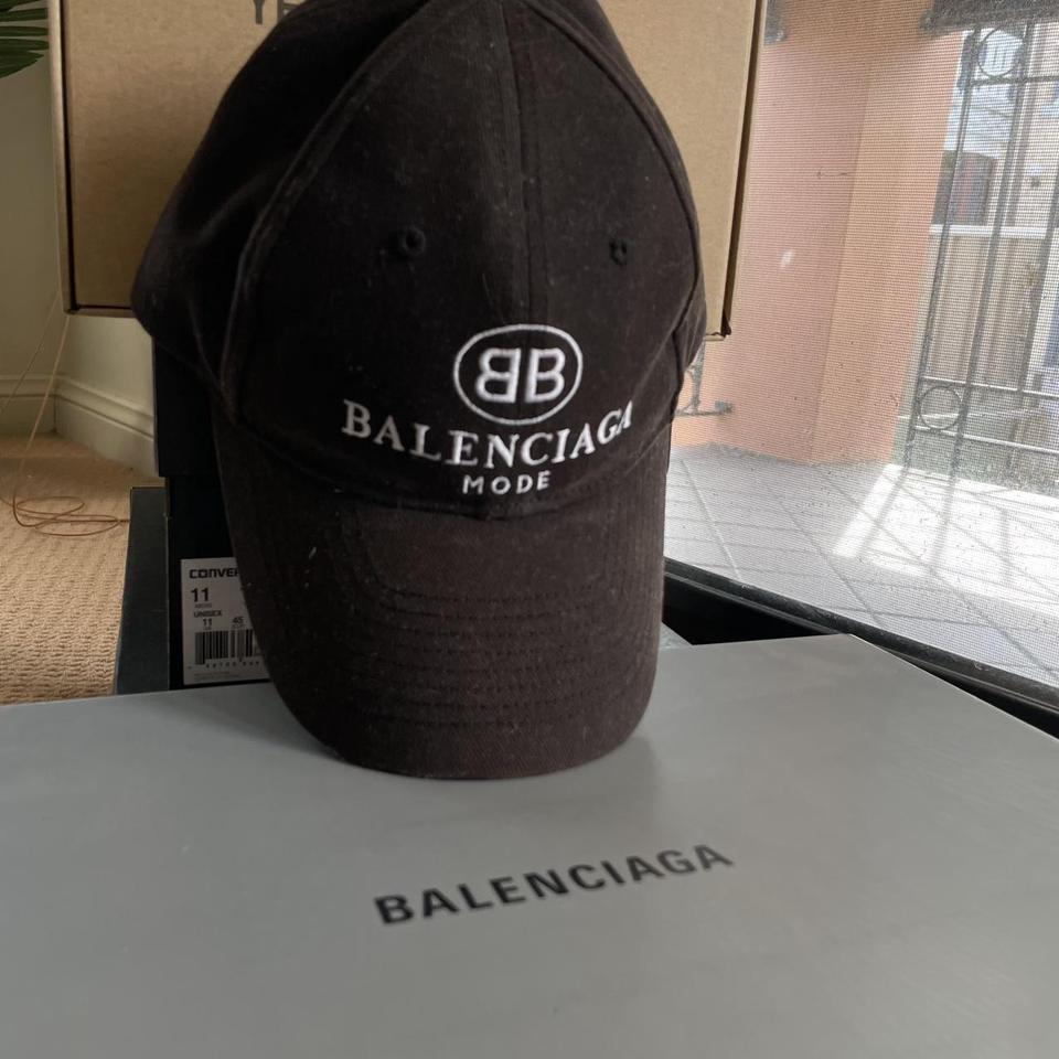 Balenciaga mode 2025 hat black