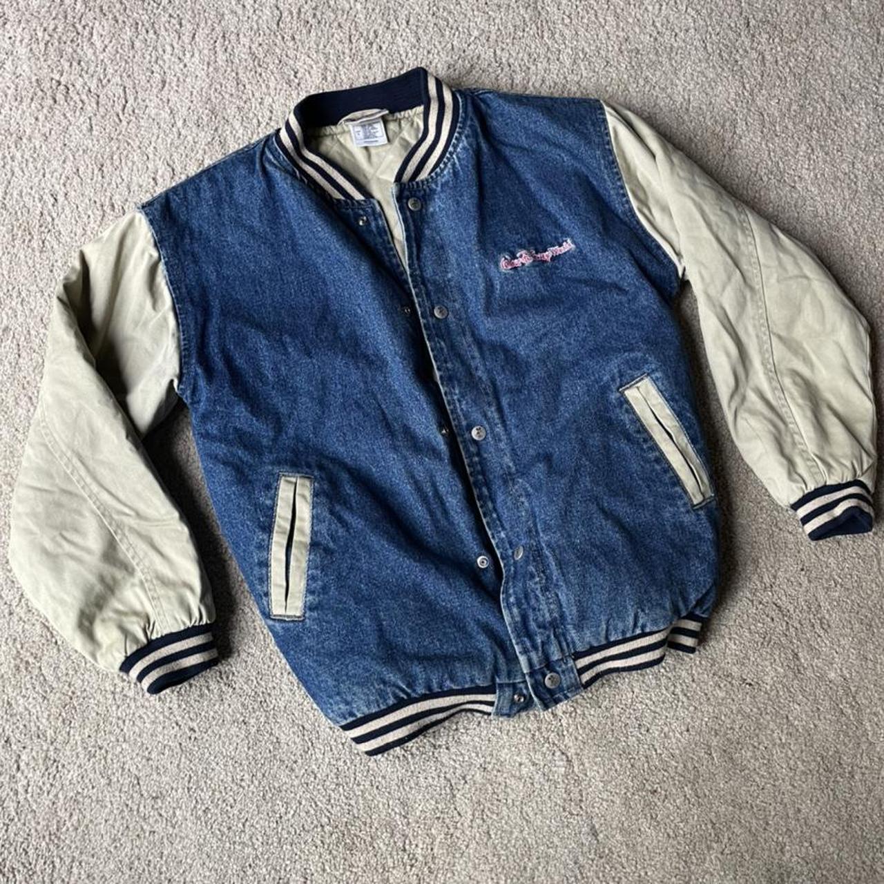 Vintage Denver Broncos Bomber Jacket Youth Small - Depop