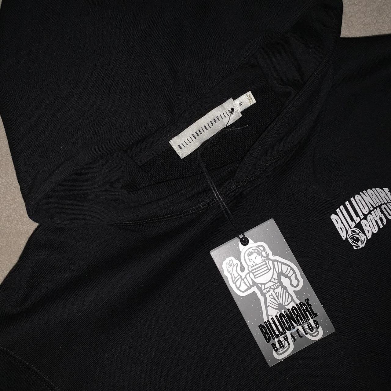 Billionaire Boys Club Men's Black and White Hoodie | Depop