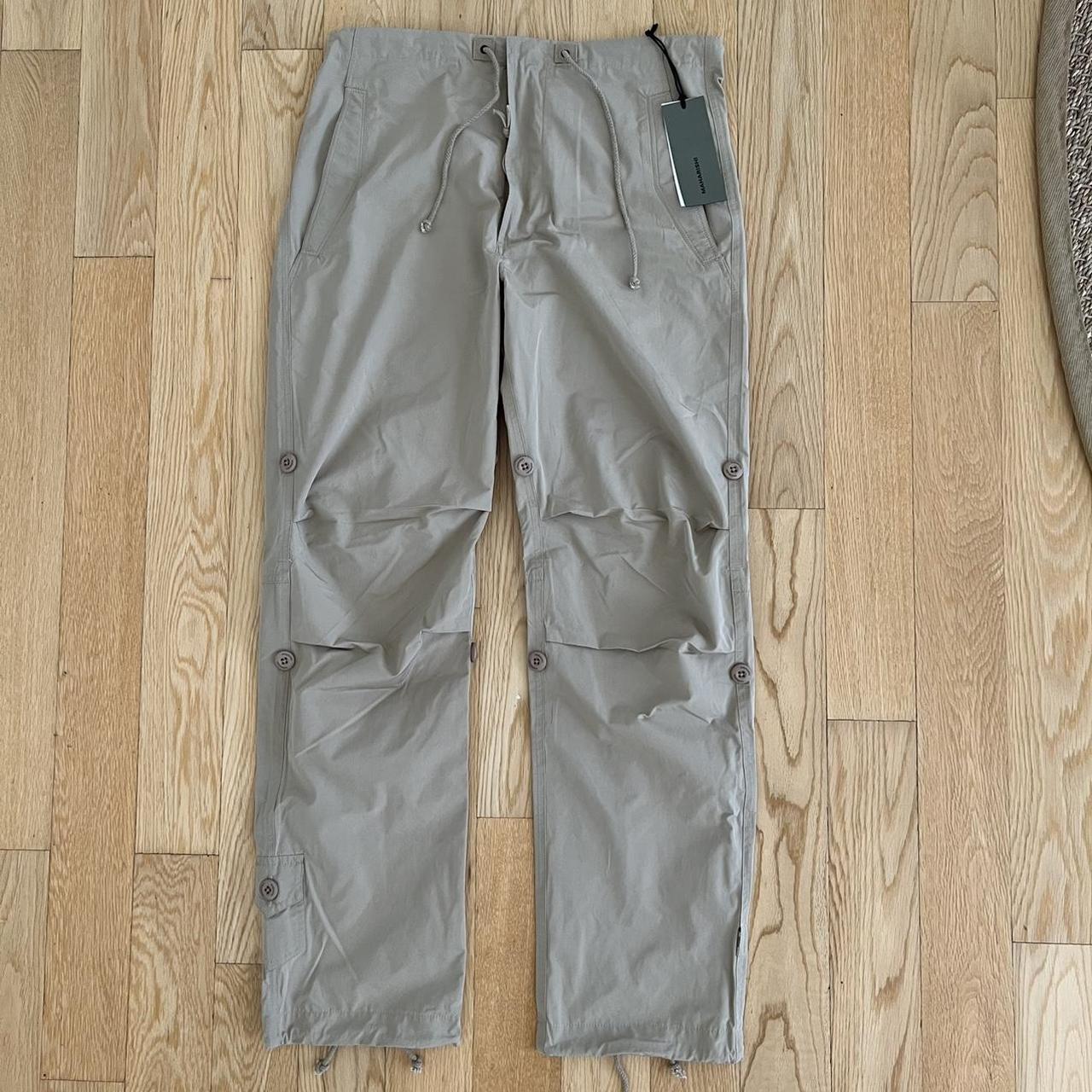 Maharishi Women's Cream and Tan Trousers (2)
