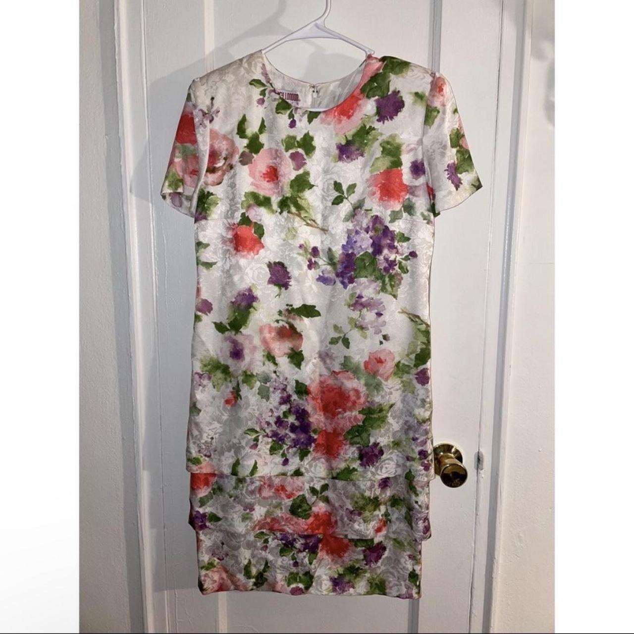 MAGGY LONDON Vintage Silk Floral Depop