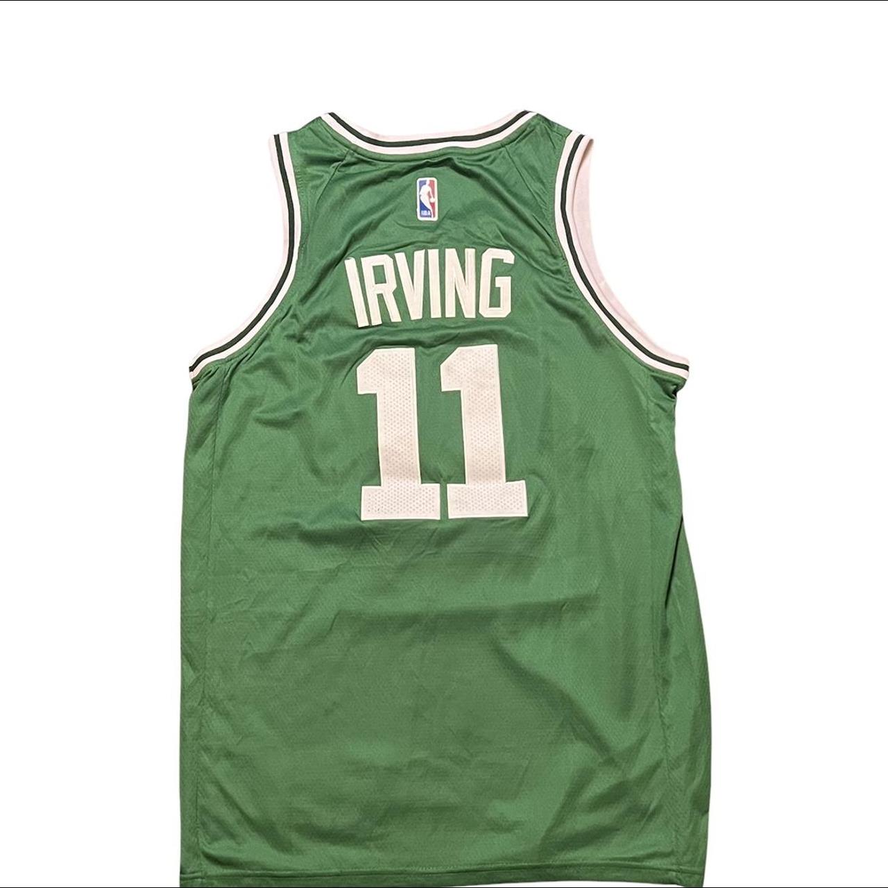 Men's Boston Celtics Kyrie Irving Nike White City Edition Swingman Jersey