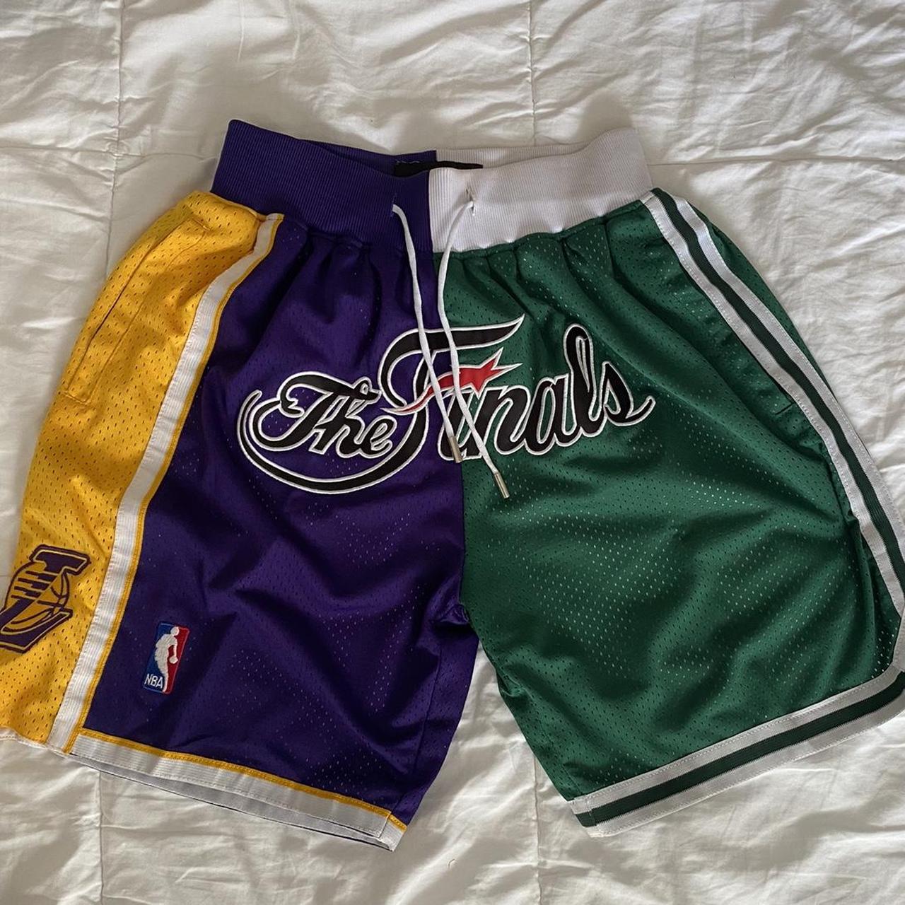 Lakers / Celtics Classics Basketball Just Don Shorts All Sizes 