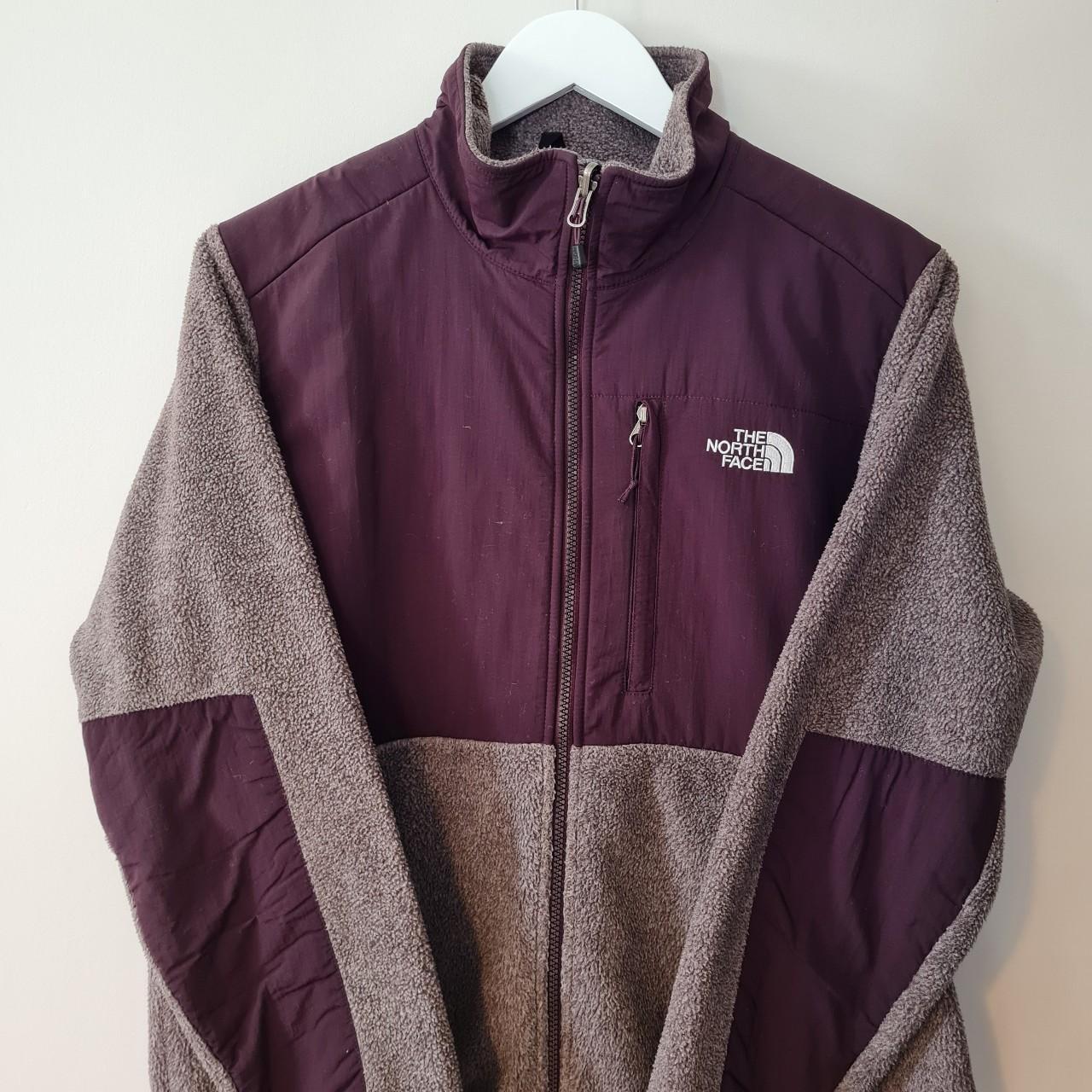 Brown TNF fleece which is in good vintage... - Depop