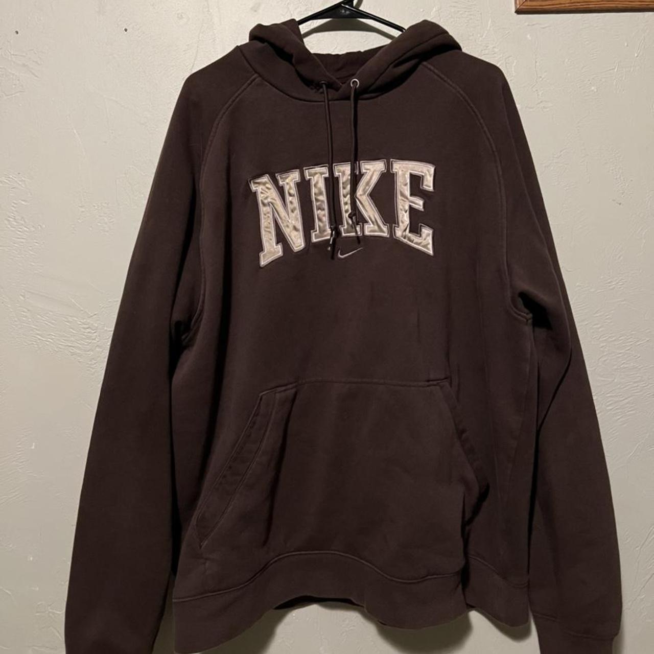 nike hoodies brown