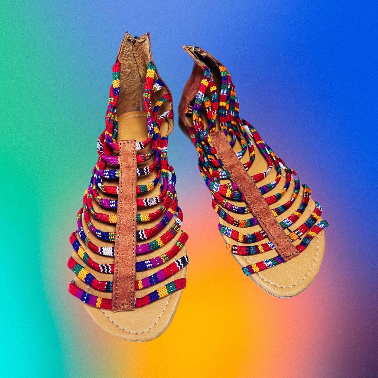 Ladies Casual Sandals Boho Colorful Leopard Snake Print Summer Sandals  Gladiator Large Flat Ankle Strap Sandals-Pink,35 : Amazon.co.uk: Fashion