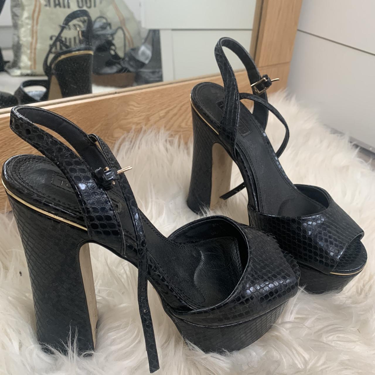 Topshop chunky hot sale heels